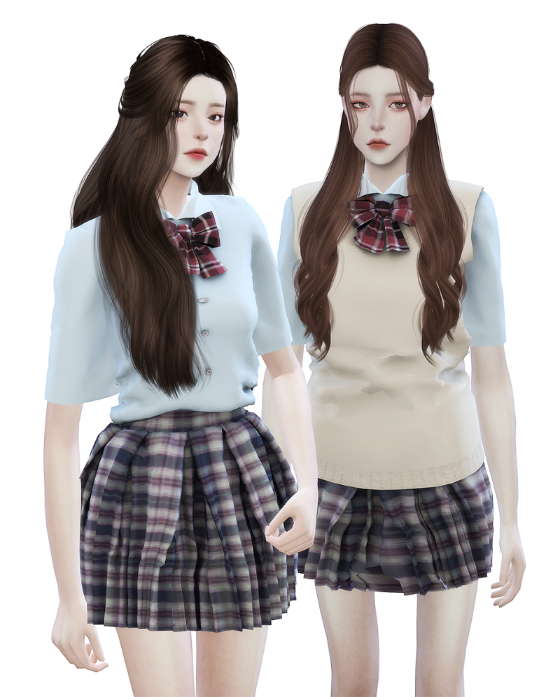 Wcif This Japan School Uniform By Gguya Sims 4 Studio